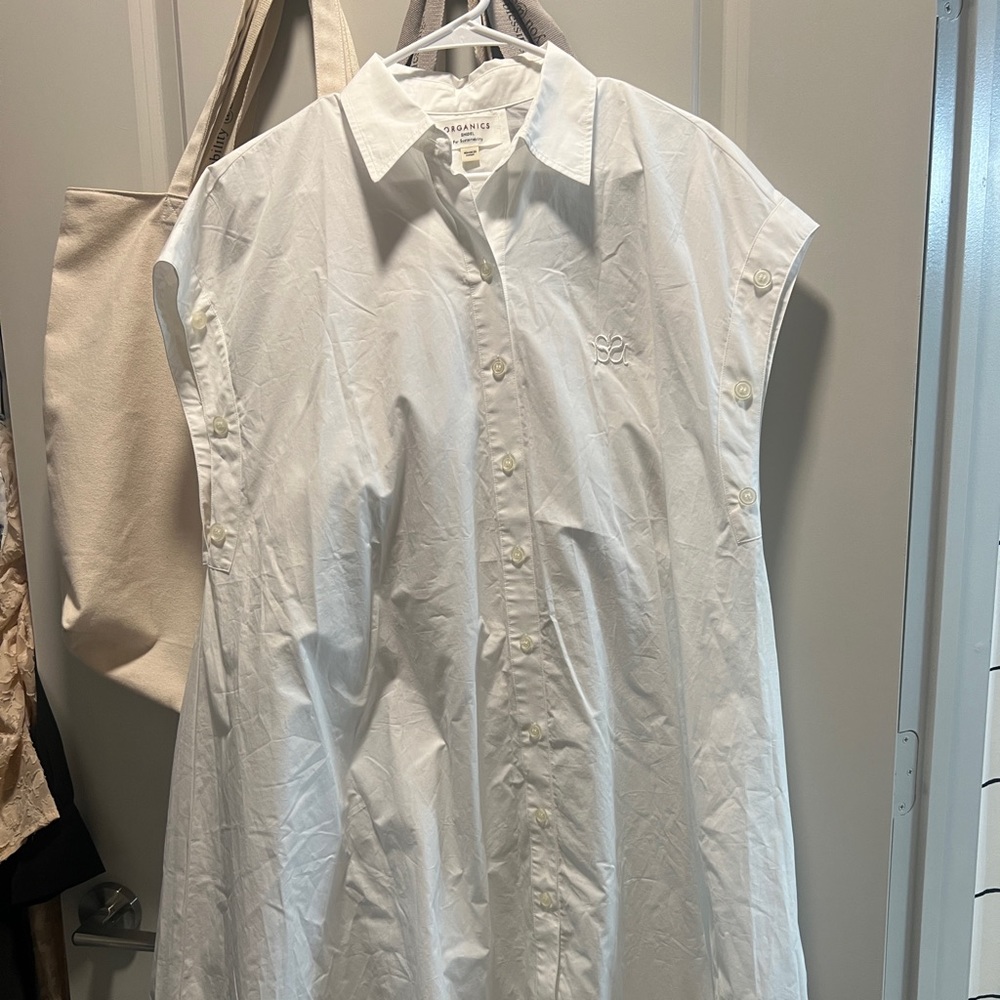 ❌SOLD❌ SNIDEL Oversized Button Up Mini Dress